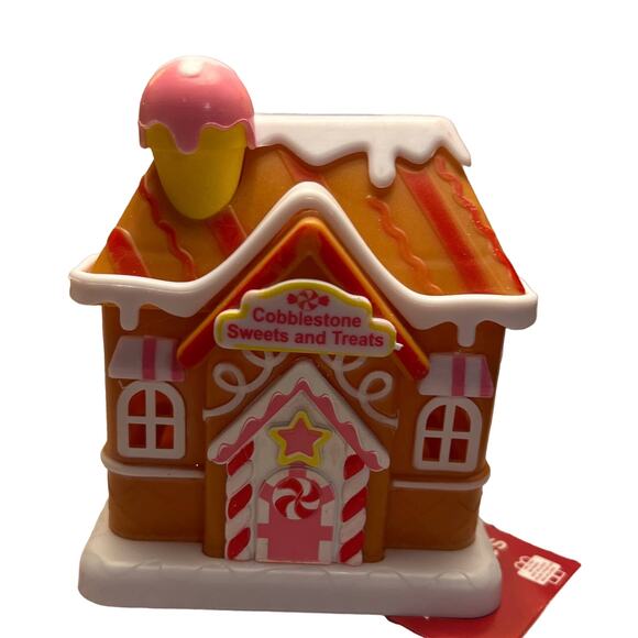 Nwt Christmas village miniatures and bottle brush peppermint trees - Picture 5 of 5